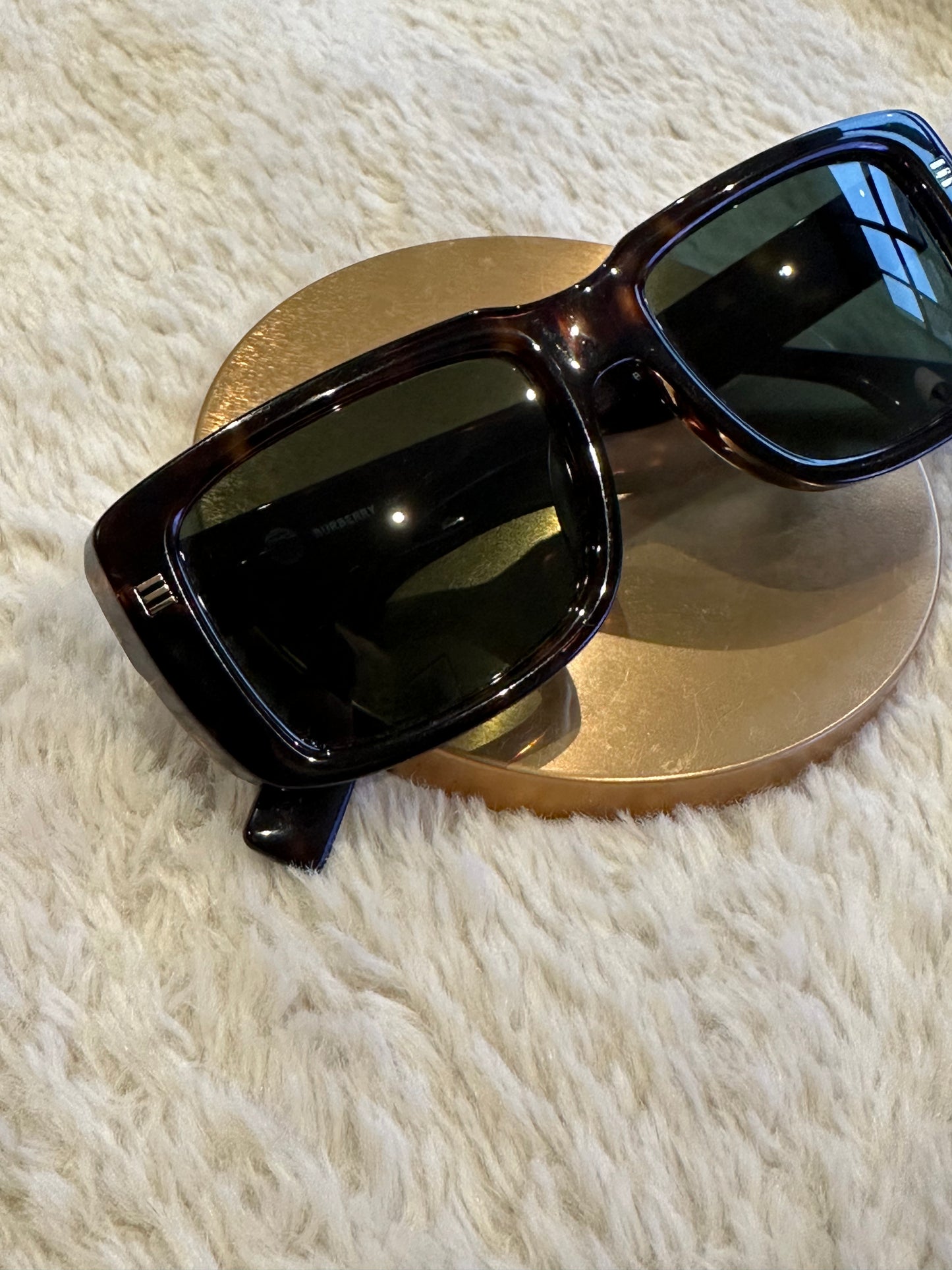 Men’s Burberry BE4376U Rectangle Jarvis 300271 Avana Scura Size 55mm
